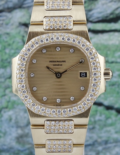 (image for) PATEK PHILIPPE LADY'S FINE 18K GOLD AND DIAMOND WATCH / 4700 J